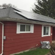 Solar panels on another house