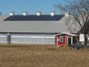 20 kW Solar Array at Breitenmoser Family Farm Installation, Merrill