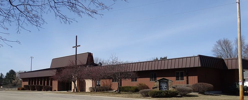 Christ Lutheran Church Spring Green: View from the Road