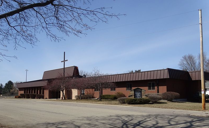 Christ Lutheran Church Spring Green: View from the Road