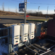 Inverters on Rooftop of the VFW 8483 Post in Madison